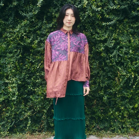 【 kwotias 予約】YABANE pleats skirt (プリーツスカート)  -2026年8月発送予定-