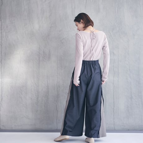 【 Kana Kawasaki 】2way bicolor pants (パンツ)
