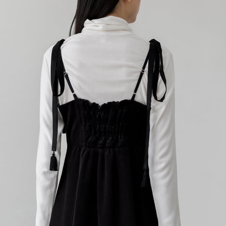 【 SUBLIMATIO 予約 】BLACK TASSEL DRESS (ワンピース) -2026年8月発送予定-