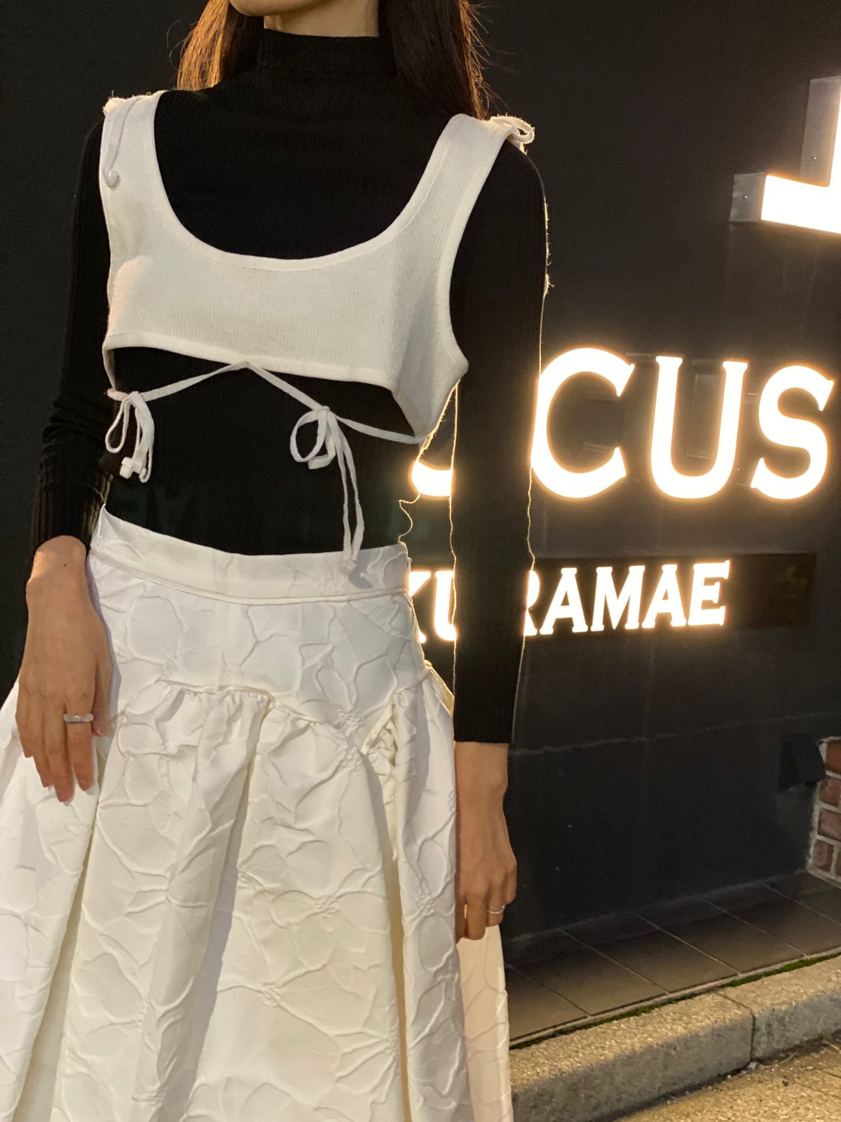 PoI -POP UP- 】ribbon bustier (ビスチェ) | 木宮商店 -蔵前-