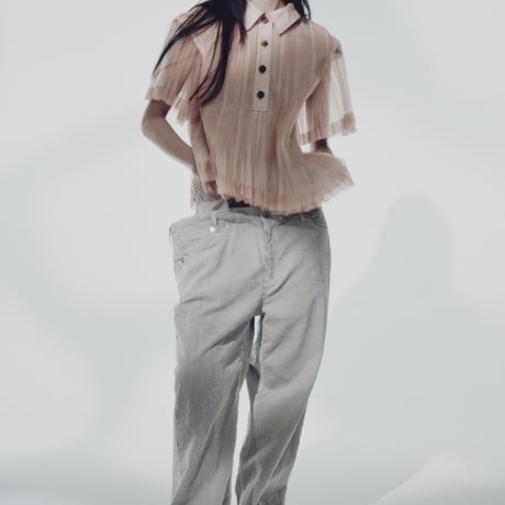 【 HOUGA 】petal tops