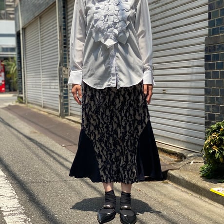 【 CHIHARUEGAMI 予約 】 RIBBON SHIRT -2027年3月発送予定-