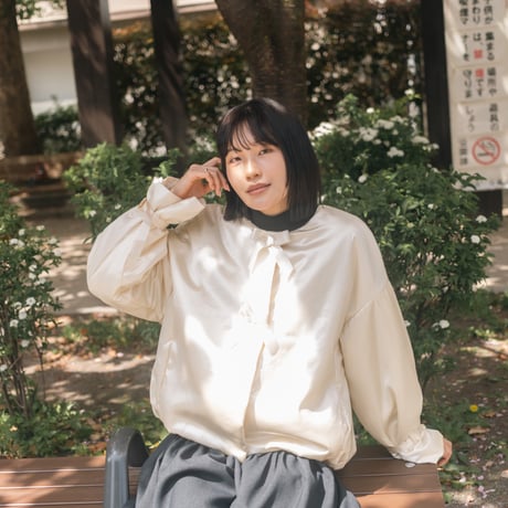 【 overlace 予約 】satin padded jacket -2026年10月発送予定-