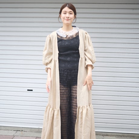 【 natsumi osawa 予約 】 twinkle linen dress -2026年8月～9月発送予定-
