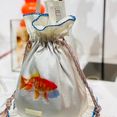 【 ritsu 予約 】 Goldfish bowl Draw String Bag  -2027年3月～5月発送予定-