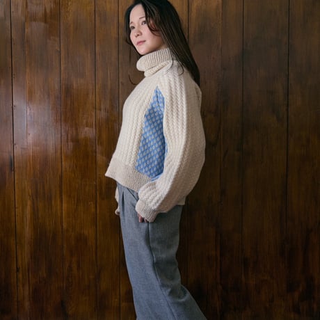 【 jesh 予約】 2way Pleated Hem Trousers / Gray -2026年9月～11月発送予定-