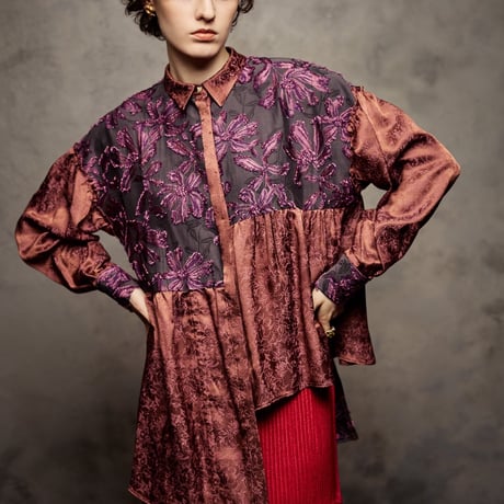 【 kwotias 予約】dual shirt (ブラウス) -2026年8月発送予定-