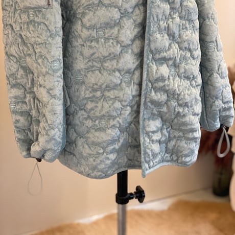 【 ritsu 予約 】Sazanka quilted velour coat -2026年9月～11月発送予定-