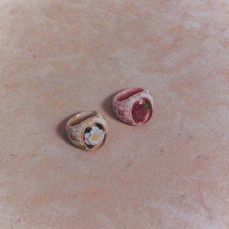 【 ritsu 予約 】Tile frame Ring -2026年9月～11月発送予定-