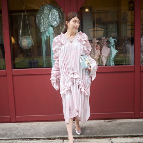 【 natsumi osawa 】 papillon sleeve dress