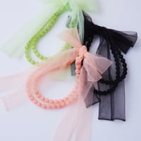 【 natsumi osawa 】 drops tulle nacklace (ネックレス)