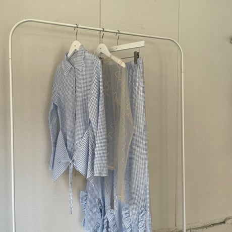【 PoI 】 frill wide pants