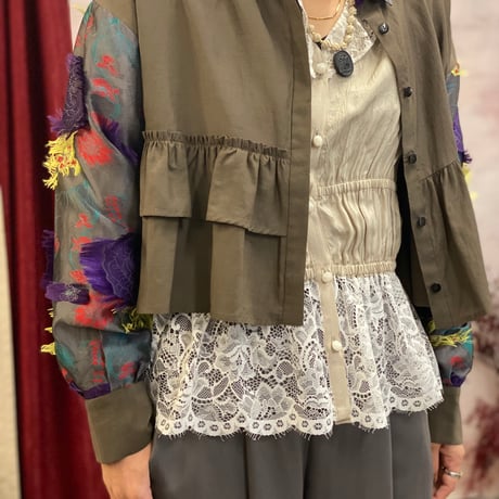 【 kwotias 】 Flora shirt (ブラウス)