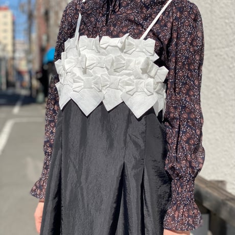 【 CHIHARUEGAMI 予約 】RIBBON DRESS (ワンピース)  -2026年8月発送予定-