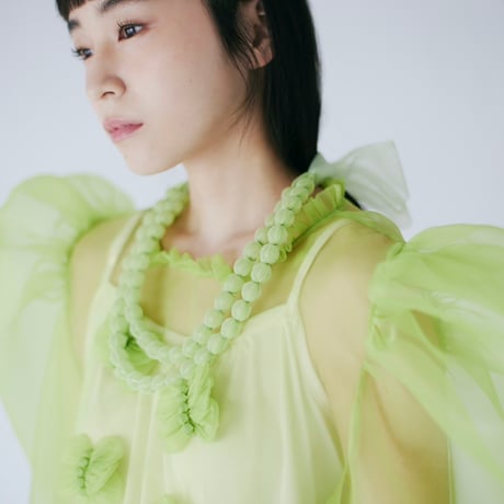 【 natsumi osawa 】 drops tulle nacklace (ネックレス)