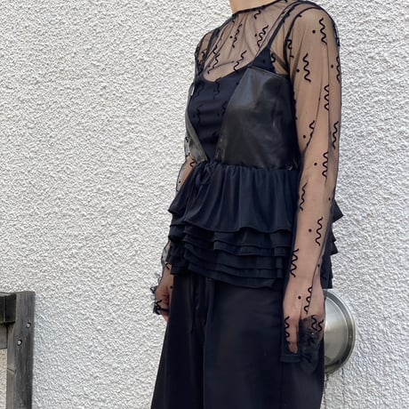 【 PoI 】 sheer tulle top naminami (トップス)