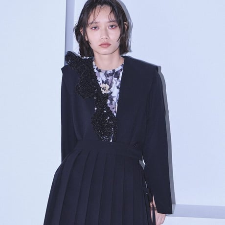 【 PoI 予約 】 pleated rap skirt -2027年2月発送予定-