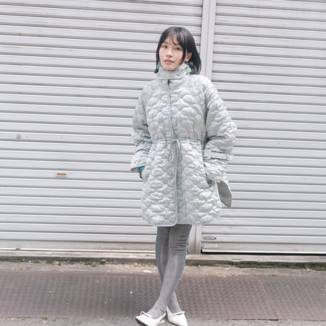 【 ritsu 予約 】Sazanka quilted satin jacket -2026年9月～11月発送予定-