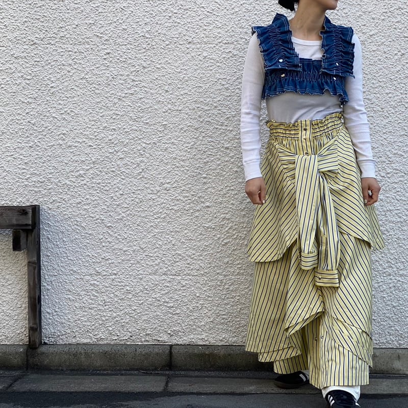 HOUGA 】club skirt dress (ロングスカート兼ドレス) | 木宮商店 HOUGA 】club skirt dress (ロングスカート兼ドレス) | 木宮商店