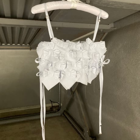 【 CHIHARUEGAMI 予約 】 RIBBON BUSTIER -2027年3月発送予定-