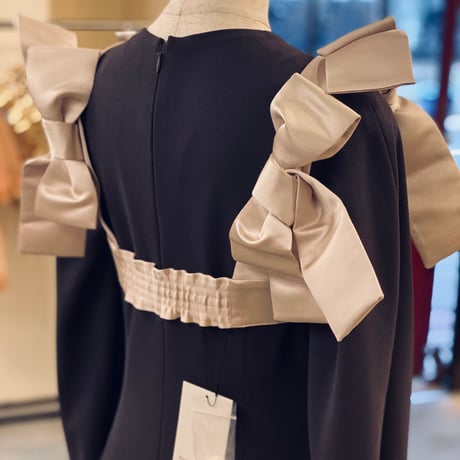 【 Kanako Tamura 】 Satin Ribbon Pearl Bustier