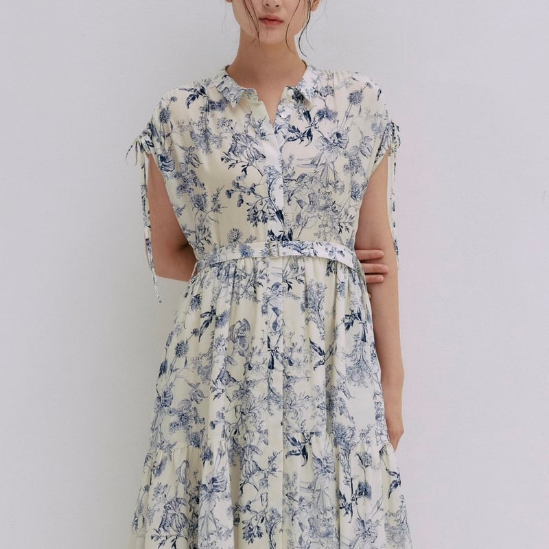 ♡blumarine ウールワンピース♡42♡ Ruimeme 】Élise dress -navy blue- (ワンピース) | 木