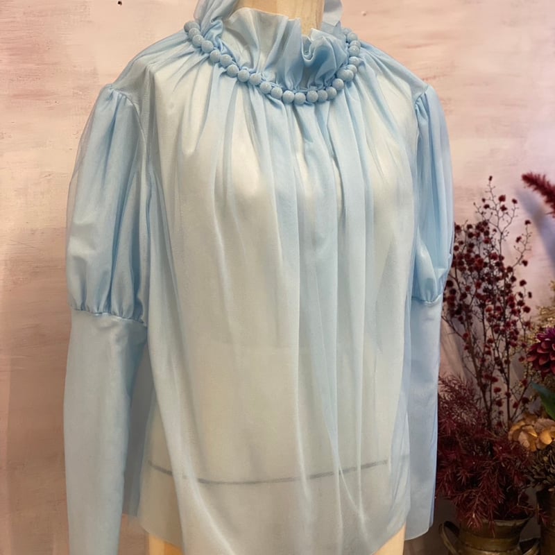 natsumi osawa 】tulle shibori tops (トップス) | 木宮