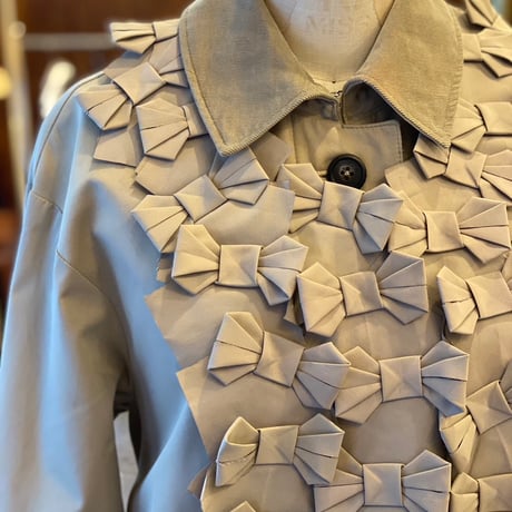 【 CHIHARUEGAMI 予約 】RIBBON COAT (コート)  -2026年8月発送予定-