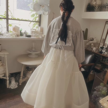 【 overlace 】volume skirt (スカート)