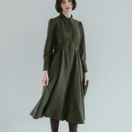【 Ruimeme 予約 】Cecile dress / olive -2026年9月～11月発送予定-