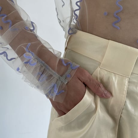 【 PoI 】 sheer tulle top naminami (トップス)