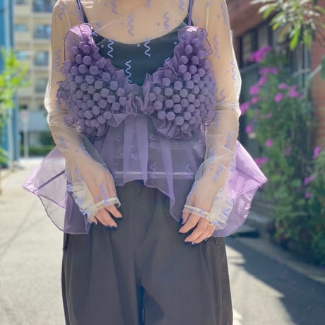 【 PoI 】 sheer tulle top naminami (トップス)