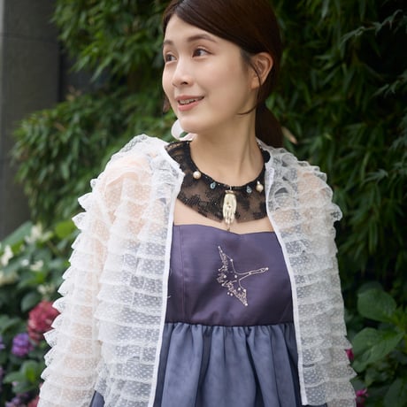 【 natsumi osawa 予約 】 tiered lace bolero -2026年8月～9月発送予定-