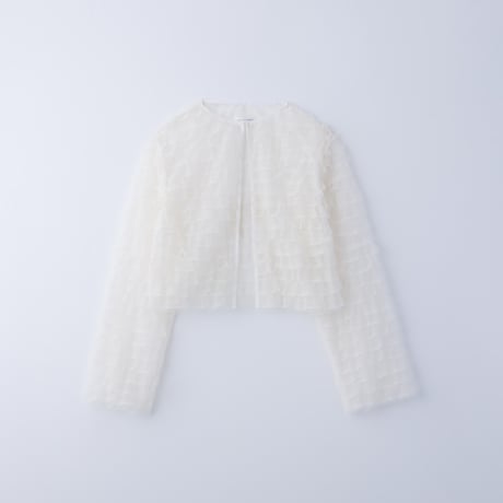 【 natsumi osawa 予約 】 tiered lace bolero -2026年8月～9月発送予定-