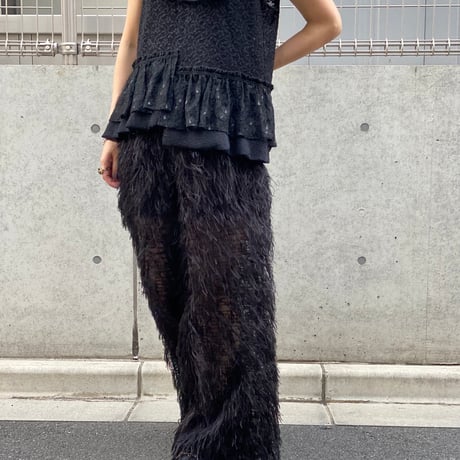 【 PoI 】 Feather wide pants