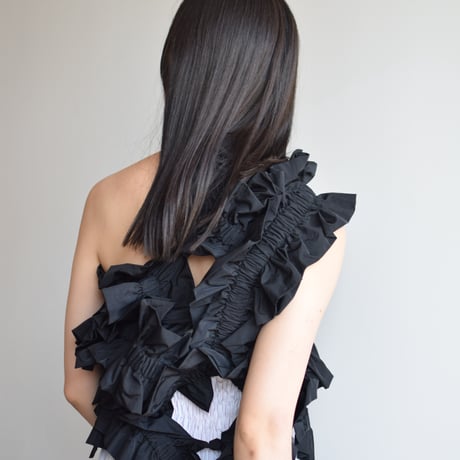 【 HOUGA 】kiki frill vest