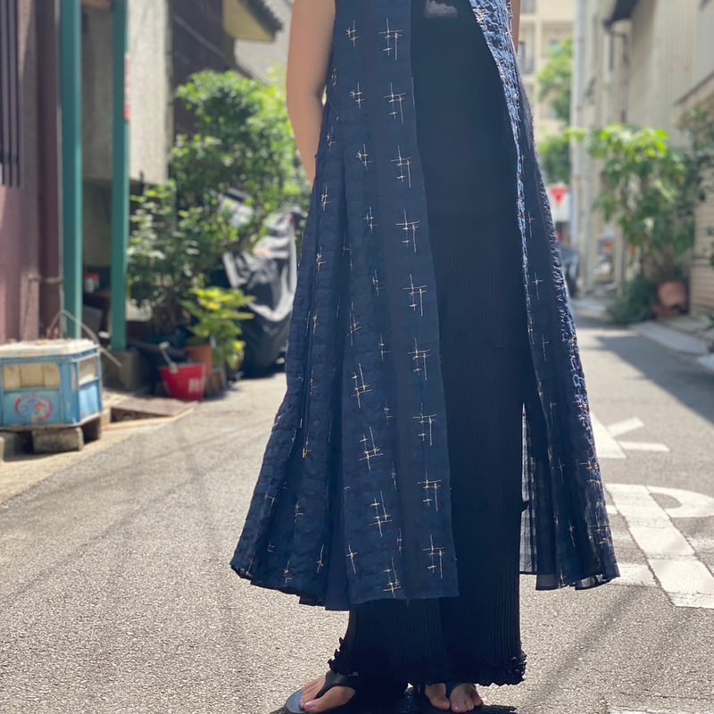 nagisa 】sparkle embroidery dress (ワンピース) | 木宮 