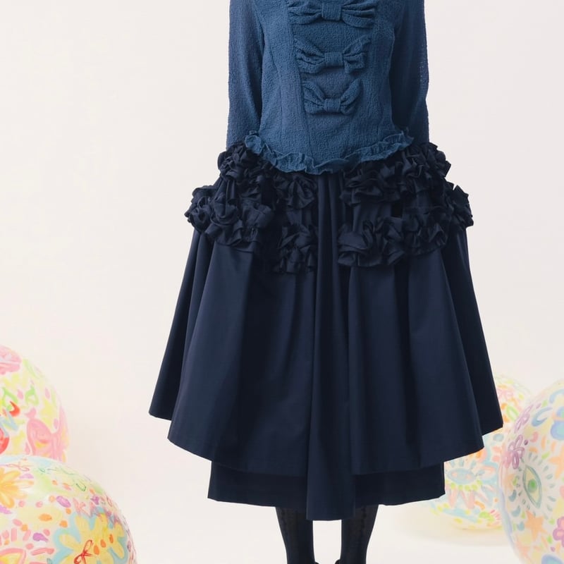 KAKA KYLIN 予約 】花ギャザースカート | 木宮商店 -蔵前-