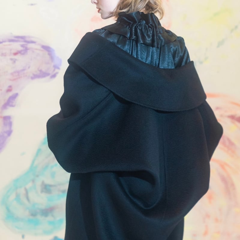 BLACK KAVIAR "KANAK" ウール地ガウンコート KAKA KYLIN 予約 】ウールコート -2026年8月～9月発送予定- | 木宮商店