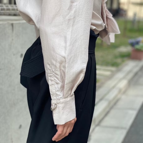 【 CHIHARUEGAMI 予約 】 RIBBON SHIRT -2027年3月発送予定-