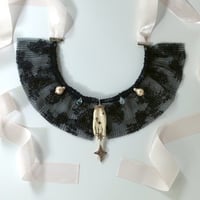 【 natsumi osawa 】 twinkle collar necklace 手 Hand（pink）