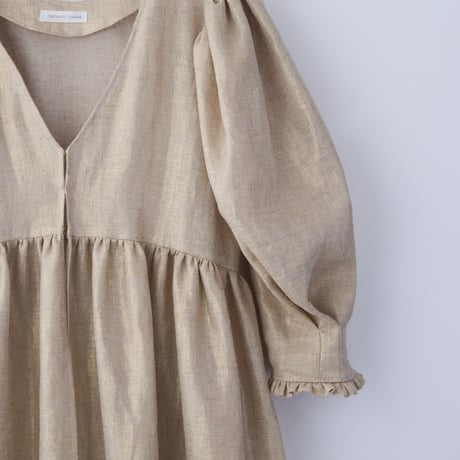 【 natsumi osawa 予約 】 twinkle linen dress -2026年8月～9月発送予定-
