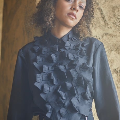 【 CHIHARUEGAMI 予約 】 RIBBON SHIRT -2027年3月発送予定-