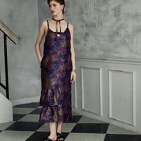 【 kwotias 】 flower jacquard cami dress (キャミソールドレス)
