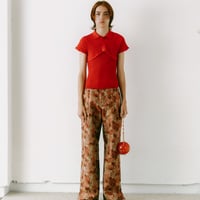 【 ritsu 】Wave Polo Bolero Knit Set