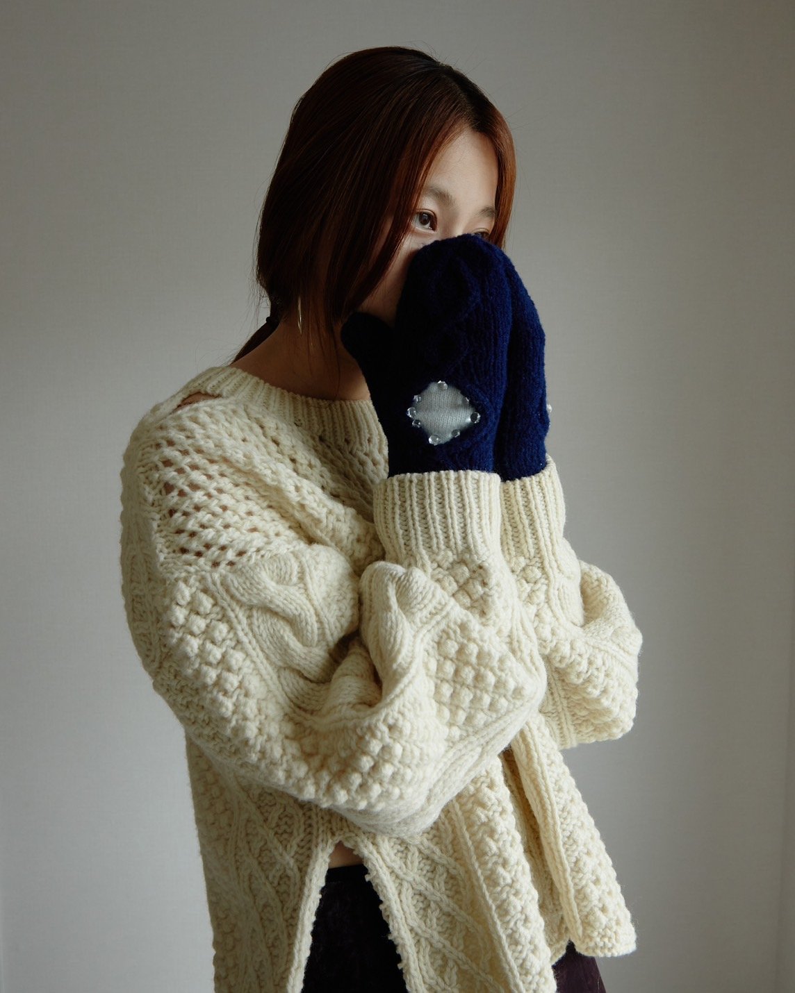 未使用】BLUE BOX ミトン yourwear mitten 未使用】BLUE BOX ミトン