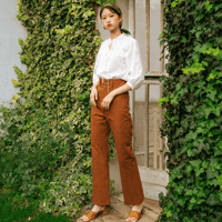 【 ritsu 】KAKISHIBU CROPPED HIGH-RISE JEANS (パンツ)
