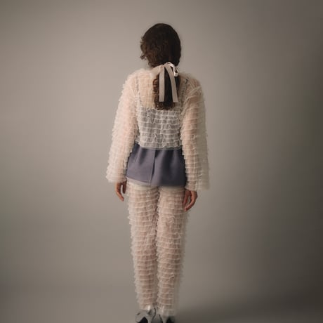 【 natsumi osawa 予約 】 tiered lace bolero -2026年8月～9月発送予定-