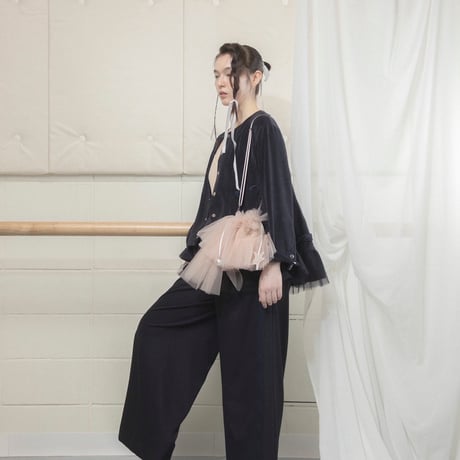 【 MIKI IMAMURA 予約】SATIN RIBBON WIDE PANTS (パンツ) -2026年10月発送予定-