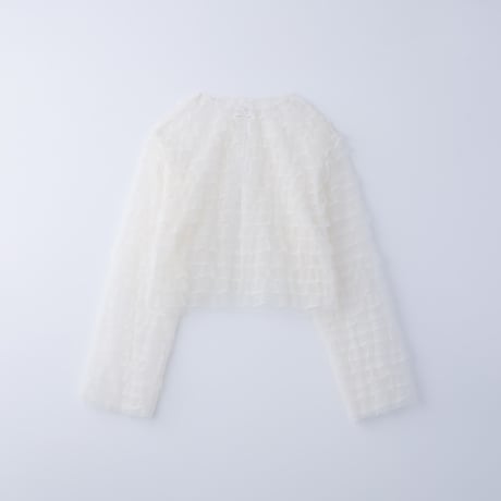 【 natsumi osawa 予約 】 tiered lace bolero -2026年8月～9月発送予定-